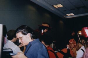 Crispin Freeman, dub voice of Hellsing's Alucard, as...Hellsing's Alucard..