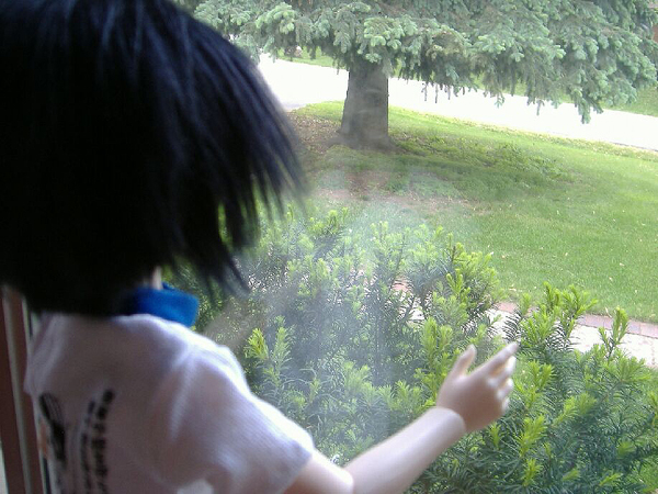 "Would you like to go outside?"